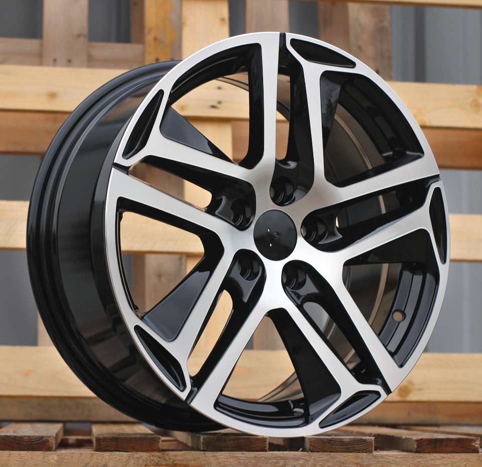 Jante Peugeot 17x7,5 ET44 5x108 - Black Polished