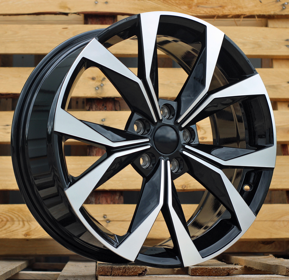 Jante RACIN 18x7,5 ET45 5x108 - Black Polished