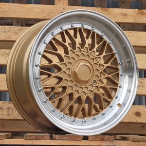 Jante RACIN 17x7,5 ET35 4x100|4x108 - Gold+Polished