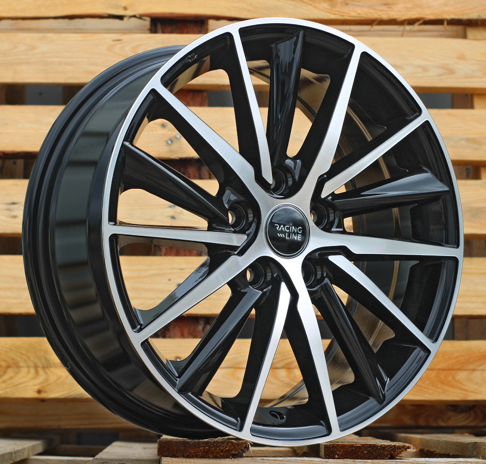 Jante RACIN 17x7 ET45 5x114,3 - Black Polished