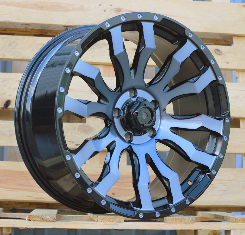 Jante 4X4 18x8,5 ET25 6x139,7 - B Black+Double Tinted Face