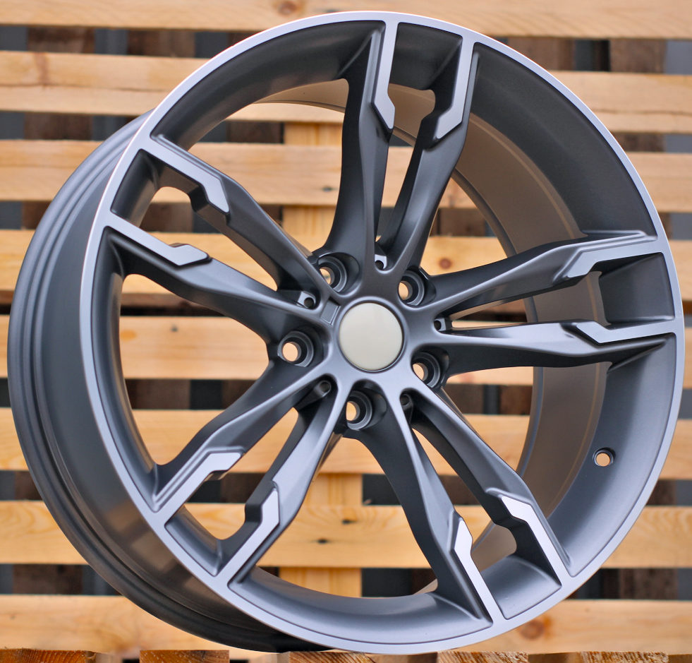 Jante BMW 18x8 ET40 5x120 - Grey Polished Half Matt