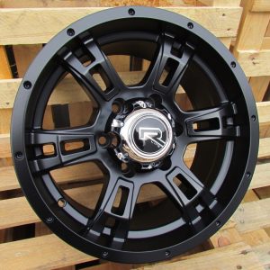 Jante 4X4 16x8 ET 6x139,7 - Black Half Matt