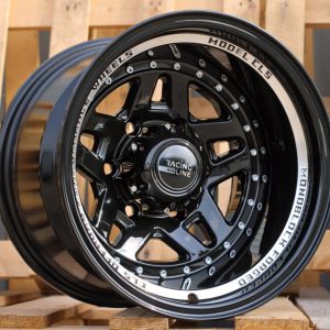 Jante 4X4 15x10 ET-44 6x139,7 - Black Polished