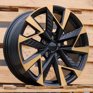 Jante CUPRA 18x8 ET40 5x112 - Black Polished Half Matt Cooper