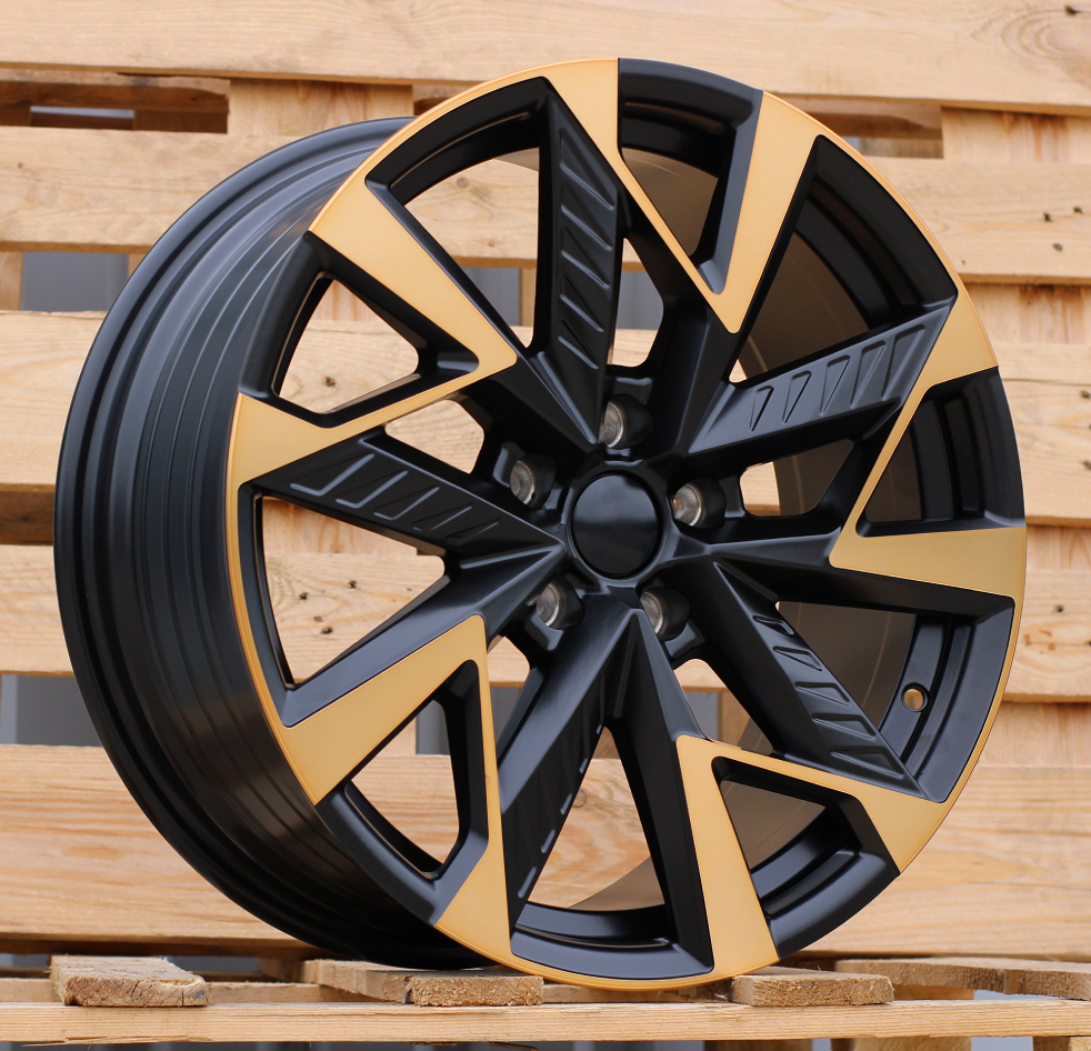 Jante CUPRA 19x8 ET40 5x112 - Black Polished Half Matt Cooper