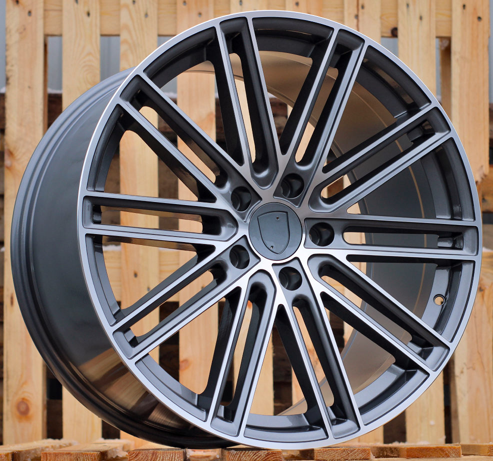Jante Porsche 21x11,5 ET60 5x130 - Grey Polished
