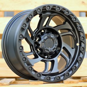 Jante 4X4 15x8 ET 6x139,7 - Black Half Matt