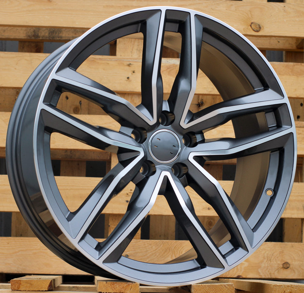 Jante Audi 20x9 ET31 5x112 - Grey Polished+Powder Coating