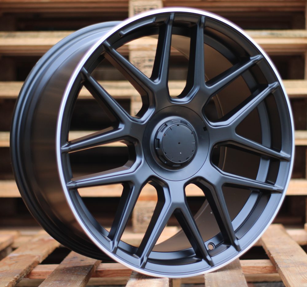 Jante Mercedes 18x8,5 ET43 5x112 - Black Half Matt+Polished Lip