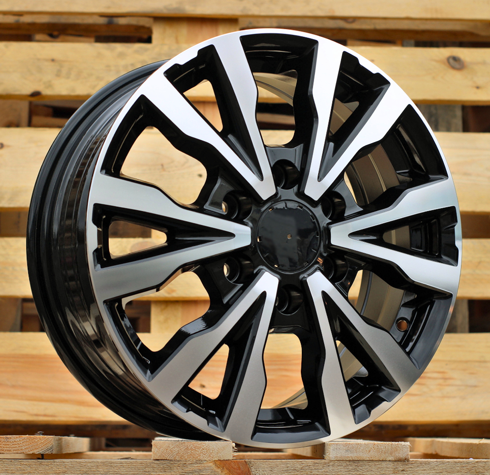 Jante Volkswagen 16x6,5 ET50 6x120 - Black Polished
