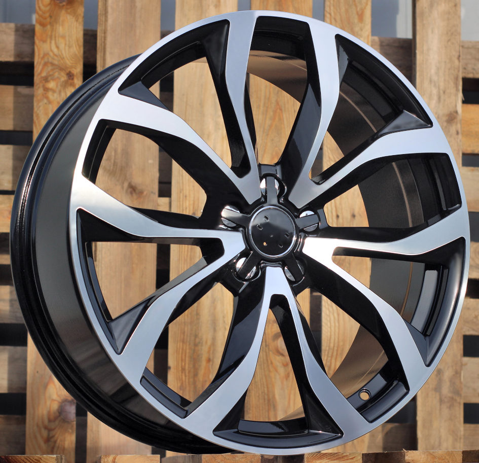 Jante Audi 20x8 ET35 5x112 - Black Polished+Powder Coating