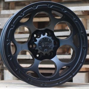 Jante 4X4 18x9 ET-20 6x139,7 - Black Half Matt