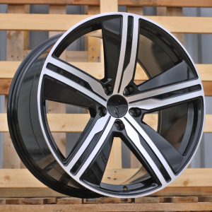 Jante Porsche 22x9 ET29 5x130 - Black Polished