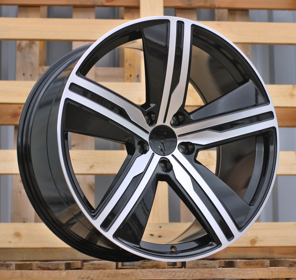 Jante Porsche 22x9 ET29 5x130 - Black Polished
