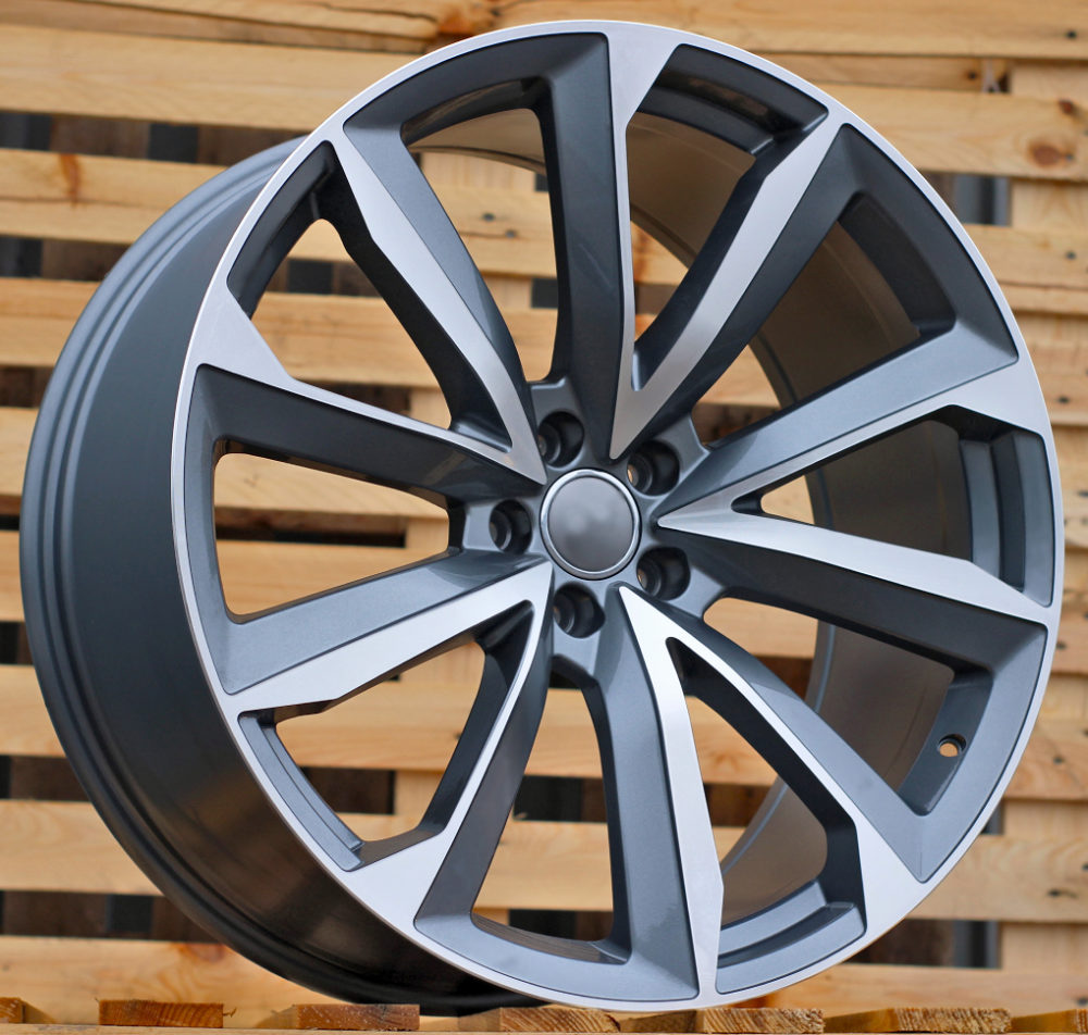 Jante Audi 22x10 ET26 5x112 - Grey Polished+Powder Coating