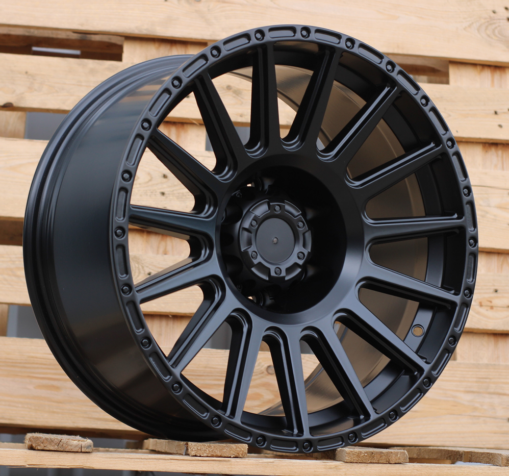 Jante 4X4 18x9 ET12 6x139,7 - Black Half Matt