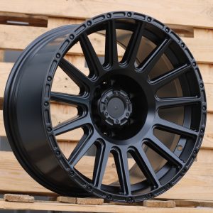 Jante 4X4 18x9 ET-12 6x139,7 - Black Half Matt
