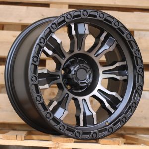 Jante 4X4 17x9 ET 6x139,7 - Black Polished Matt