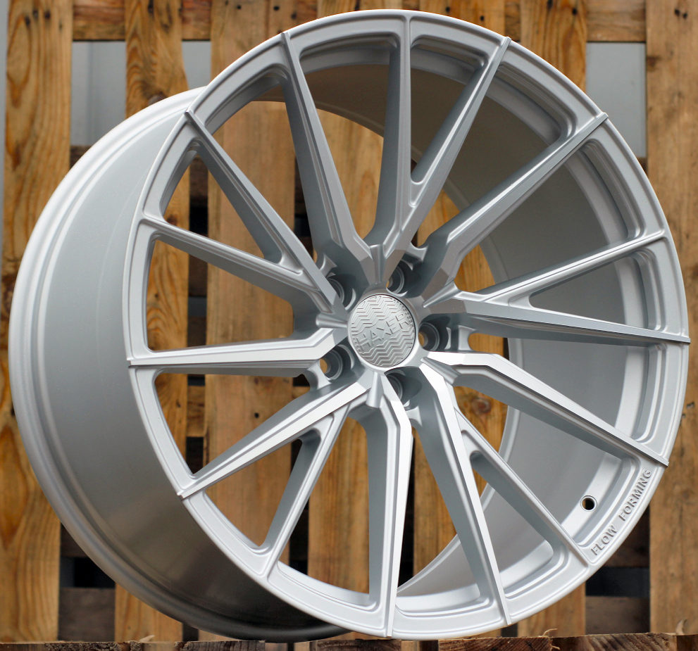Jante HAXER 21x11,5 ET38 5x112 - F Polished Silver Half Matt