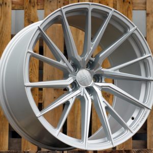 Jante HAXER 21x10,5 ET40 5x112 - F Polished Silver Half Matt