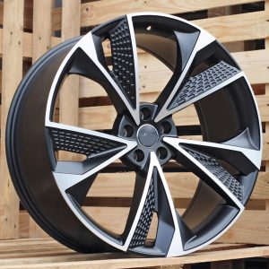Jante Audi 22x9,5 ET20 5x112 - Black Polished Matt