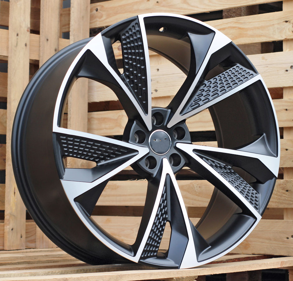 Jante Audi 22x9,5 ET20 5x112 - Black Polished Matt