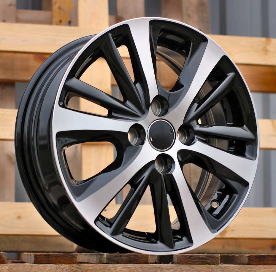 Jante Toyota 15x5,5 ET44 4x100 - Black Polished