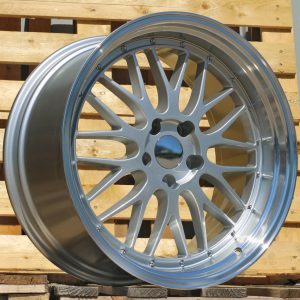 Jante BMW 19x9,5 ET38 5x120 - Silver+Polished Lip
