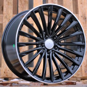 Jante Mercedes 20x9,5 ET35,5 5x112 - B Black+Polished Lip