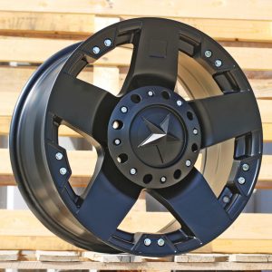 Jante 4X4 18x9 ET-12 2.5x139,7|2.5x150 - Black Matt