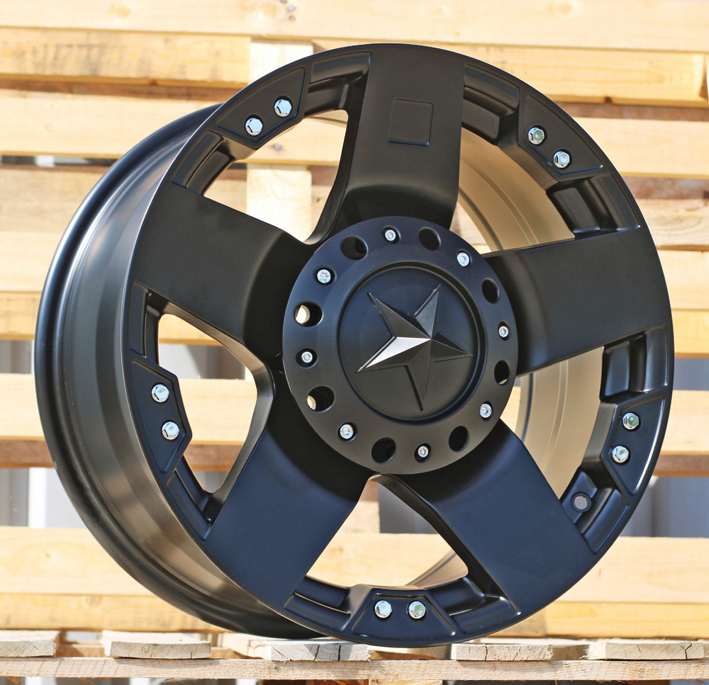 Jante 4X4 18x9 ET-12 2.5x139,7|2.5x150 - Black Matt