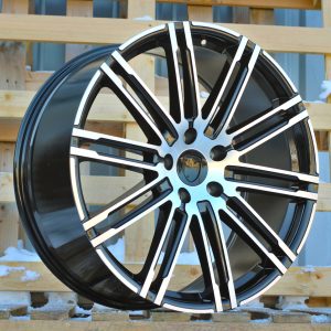 Jante Porsche 22x10 ET50 5x130 - Black Polished