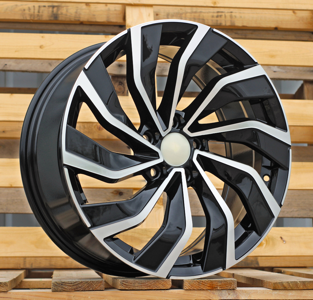 Jante Volkswagen 18x8 ET45 5x112 - Black Polished