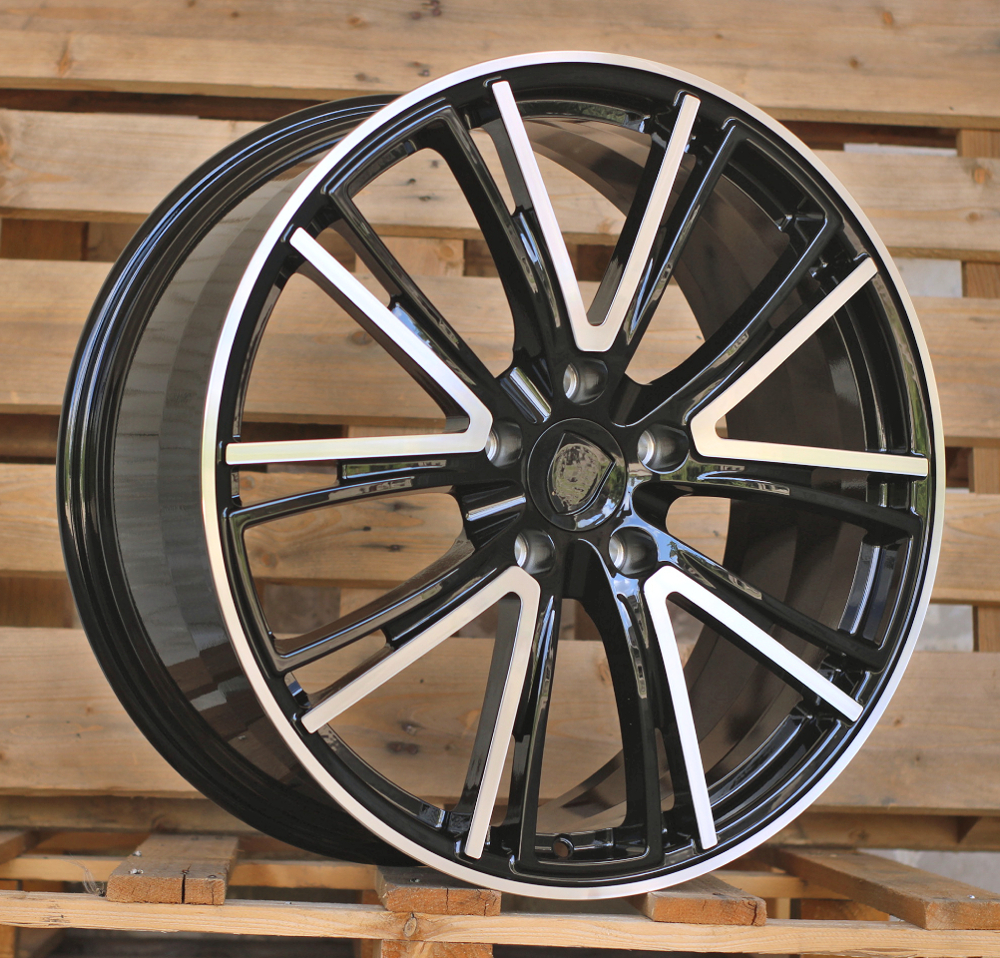 Jante Porsche 21x11 ET65 5x130 - Black Polished