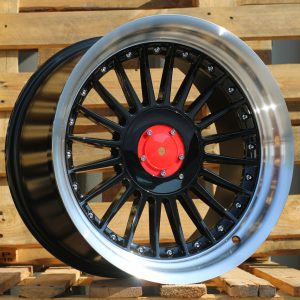 Jante BMW 17x9 ET15 5x120 - R Black+Polished Lip