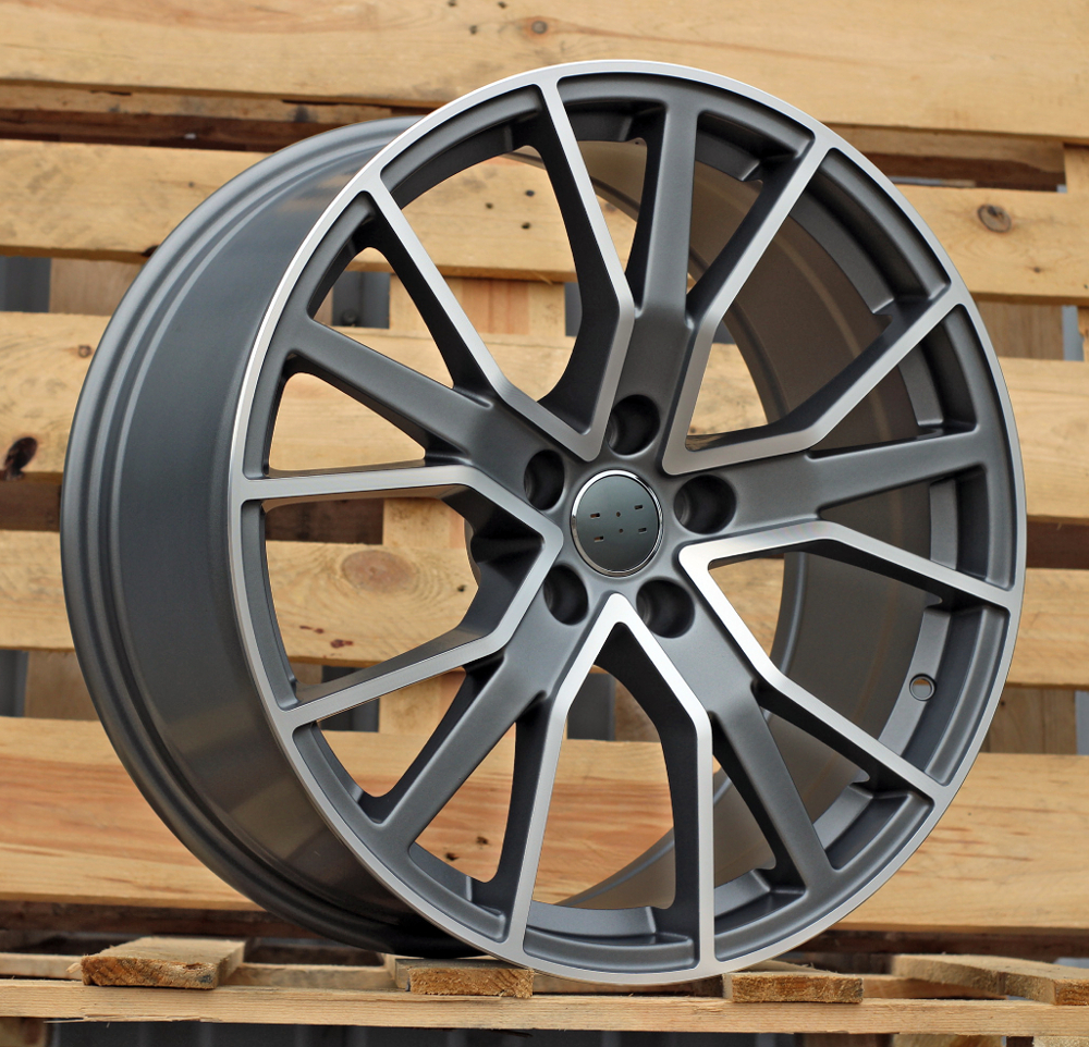 Jante Audi 19x8,5 ET35 5x112 - Grey Polished Half Matt
