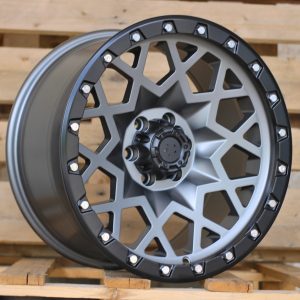 Jante 4X4 17x9 ET 6x114,3 - Grey Polished Matt