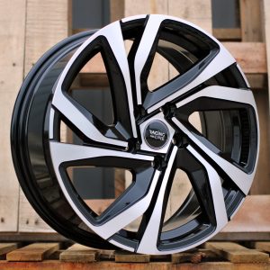 Jante RACIN 15x6 ET45 5x112 - Black Polished