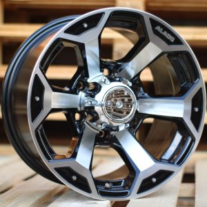 Jante 4X4 15x10 ET-44 6x139,7 - Black Polished