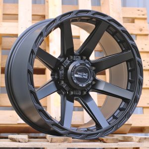 Jante 4X4 20x10 ET-18 8x165,1 - Black Half Matt