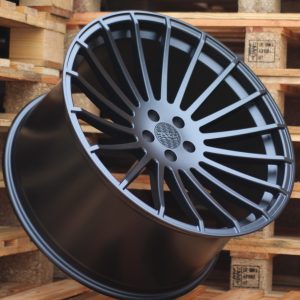 Jante HAXER 22x10,5 ET40 5x130 - Black Half Matt