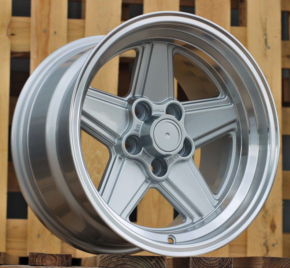 Jante Mercedes 16x9 ET12 5x112 - Silver+Polished Lip