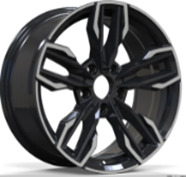 Jante BMW 16x7 ET35 5x120 - Black Polished