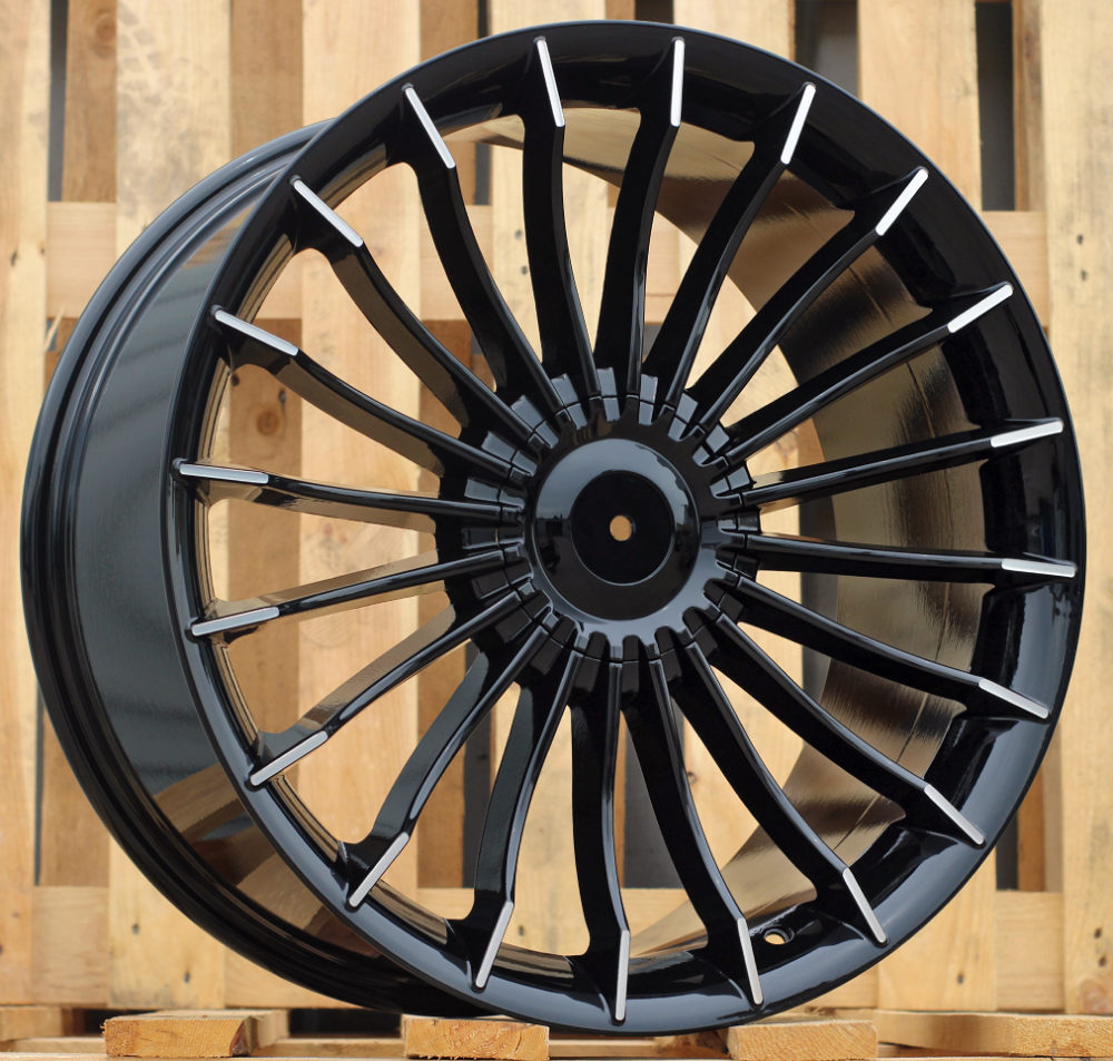 Jante BMW 19x8,5 ET25 5x112|5x120 - Black Polished