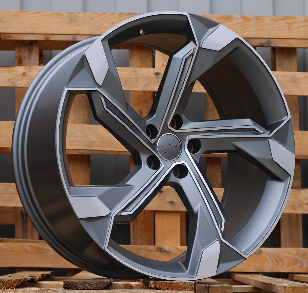 Jante Audi 19x8,5 ET34 5x112 - Grey Polished Half Matt