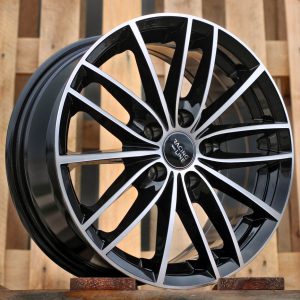 Jante RACIN 15x6,5 ET40 5x100 - Black Polished