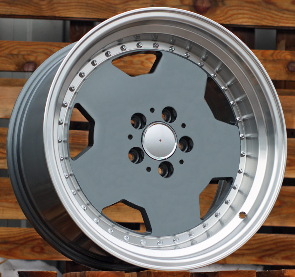 Jante Mercedes 17x9,5 ET25 5x112 - Graphite+Polished Lip