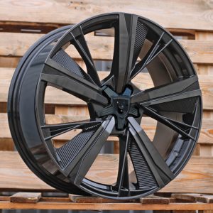 Jante Peugeot 19x8 ET40 5x108 - Black+Tinted Face
