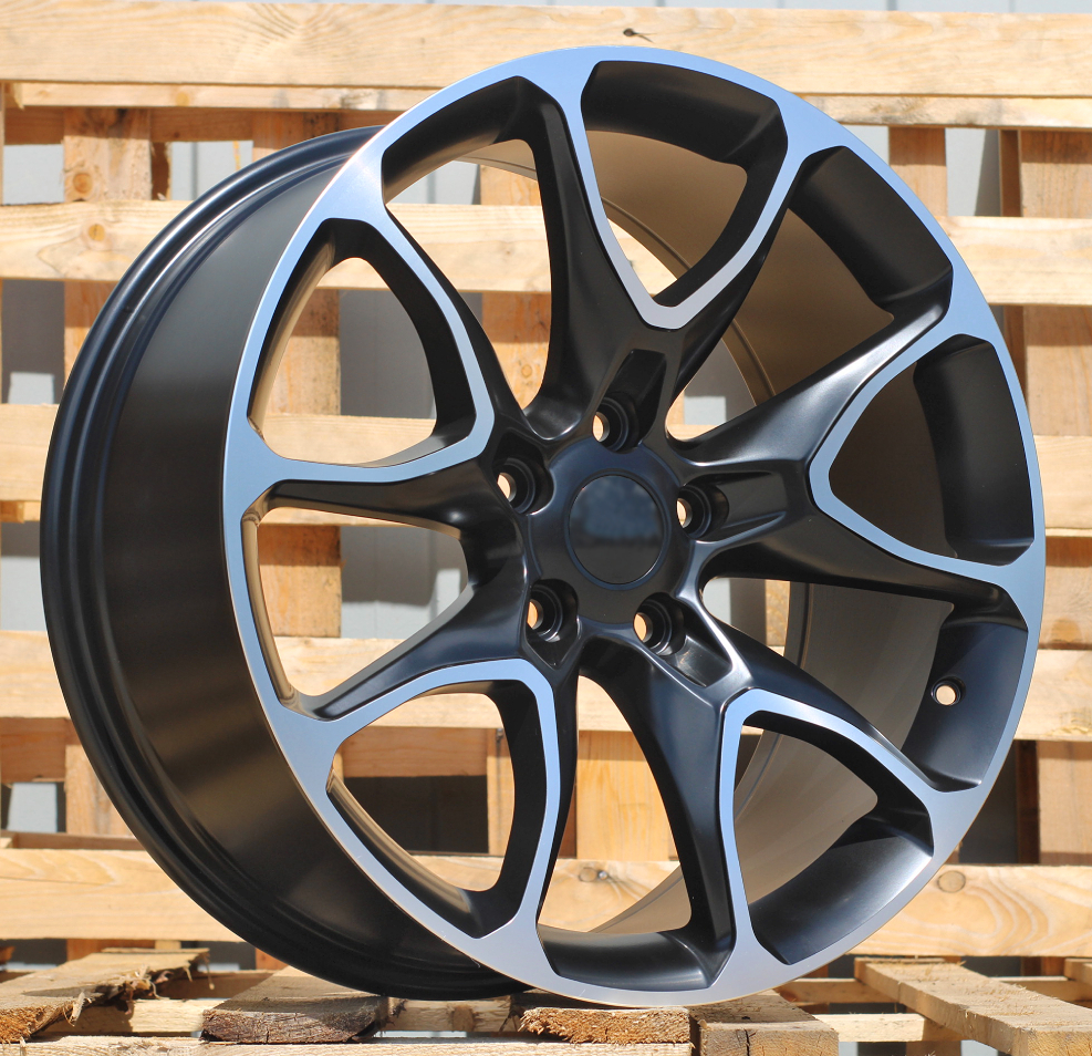 Jante JEEP 20x9 ET40 5x127 - Black Polished Half Matt